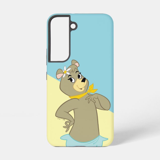 Coque Samsung Galaxy Cindy Bear Pose Enjouée (Verso)