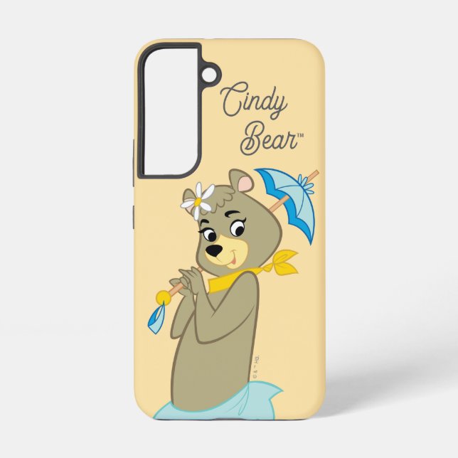 Coque Samsung Galaxy Cindy Bear tenant le parasol (Verso)