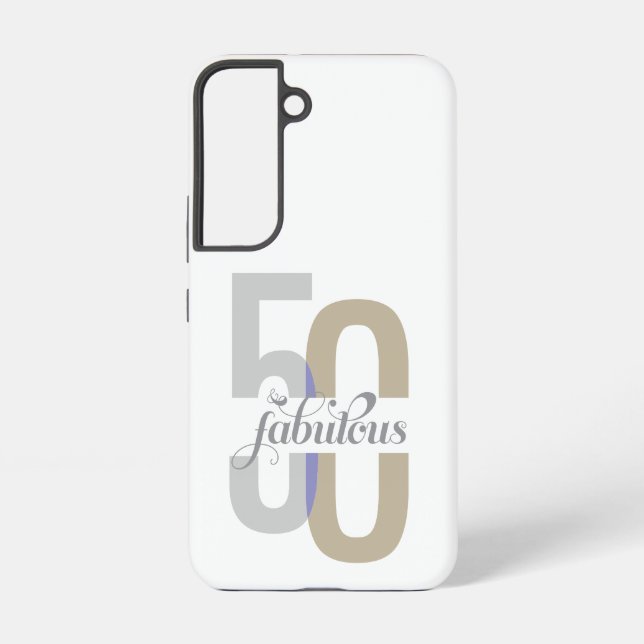 Coque Samsung Galaxy Cinquante et fabuleux 50e anniversaire (Verso)