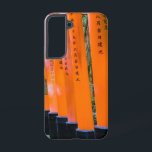Coque Samsung Galaxy Cinquante nuances d'orange - Senbon Torii, Kyoto<br><div class="desc">Les portes torii de Vermilion sont une caractéristique célèbre des sanctuaires Inari, et la couleur évoque un fort sens spirituel pour les Japonais. Les portes torii des sanctuaires Inari sont peintes par la même technique Inari-nuri que le bâtiment. Le mot japonais pour "vermilion", ake, peut être écrit en différents caractères,...</div>