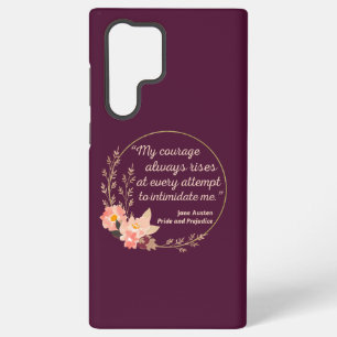 Coque Samsung Galaxy Citation de Orgueil et Préjugés I - Style Mignon