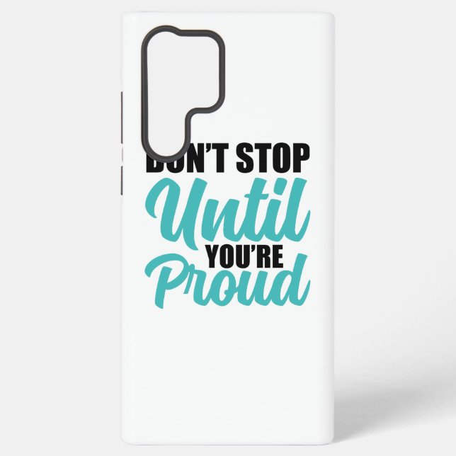 Coque Samsung Galaxy Citation de réalisation axée sur les objectifs (Verso)