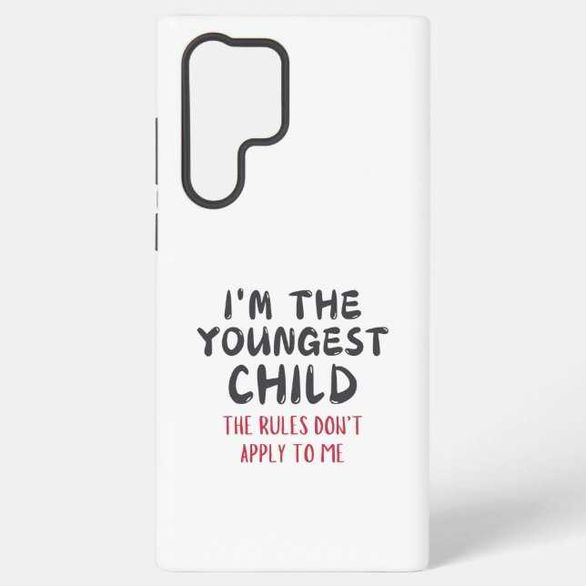 Coque Samsung Galaxy Citation drôle du plus jeune enfant (Verso)