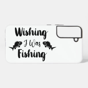 Coque Samsung Galaxy Citation drôle souhaitant que je pêche