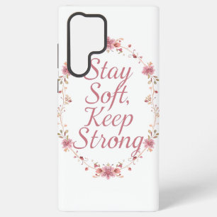 Coque Samsung Galaxy Citation Féminine Inspirante de Force