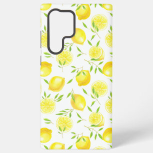 Coque Samsung Galaxy Citrons et feuilles