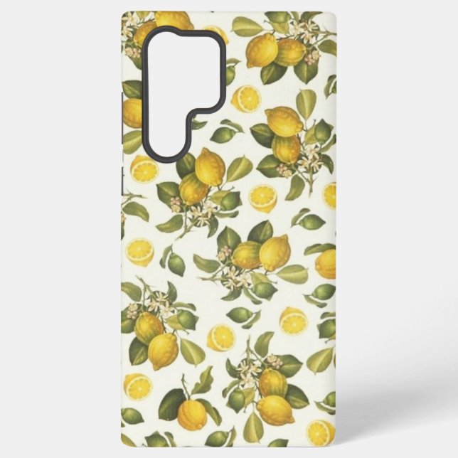 Coque Samsung Galaxy Citrons Vintage (Verso)