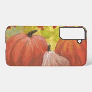 Coque Samsung Galaxy Citrouilles de Thanksgiving #2 Automne Feuilles d'