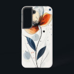 Coque Samsung Galaxy Citrus Fern<br><div class="desc">Des éléments floraux oranges et vertes délicats dansent dans une palette d'agrumes rafraîchissante.</div>