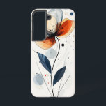 Coque Samsung Galaxy Citrus Fern<br><div class="desc">Des éléments floraux oranges et vertes délicats dansent dans une palette d'agrumes rafraîchissante.</div>