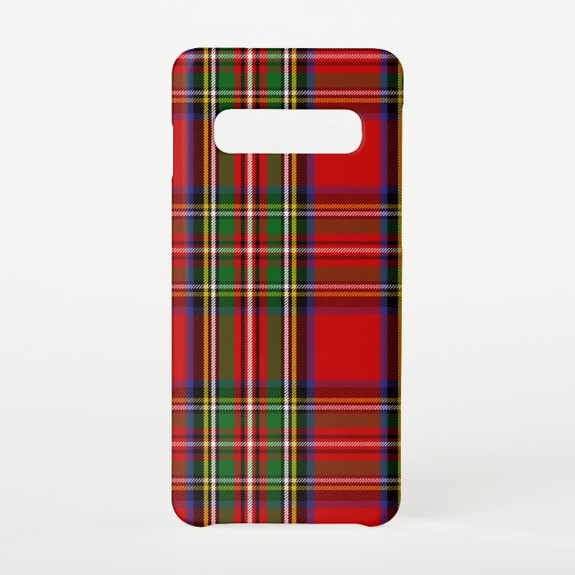 Coque Samsung Galaxy Clan écossais Stewart Tartan Plaid (Dos)