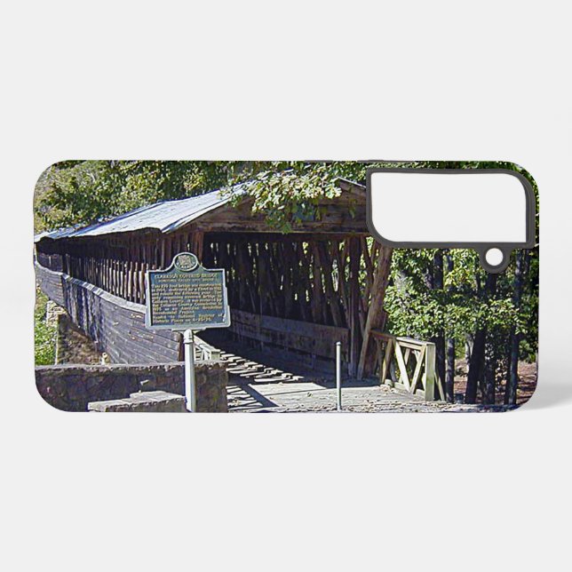 Coque Samsung Galaxy Clarkson Pont couvert Alabama (Verso Horizontal)