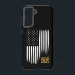 Coque Samsung Galaxy Classe De 2025 Senior American Flag Graduation<br><div class="desc">Classe De Drapeau Américain Patriotique Principal 2025 Cadeau</div>