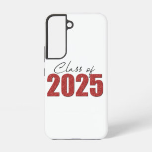 Coque Samsung Galaxy Classe Parties scintillant rouge de 2025