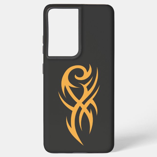 Coque Samsung Galaxy Classic Tattoo Inspired Line Art Design (Verso)