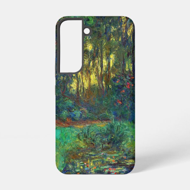 Coque Samsung Galaxy Claude Monet - Coin d'un étang avec des Nénuphars (Verso)