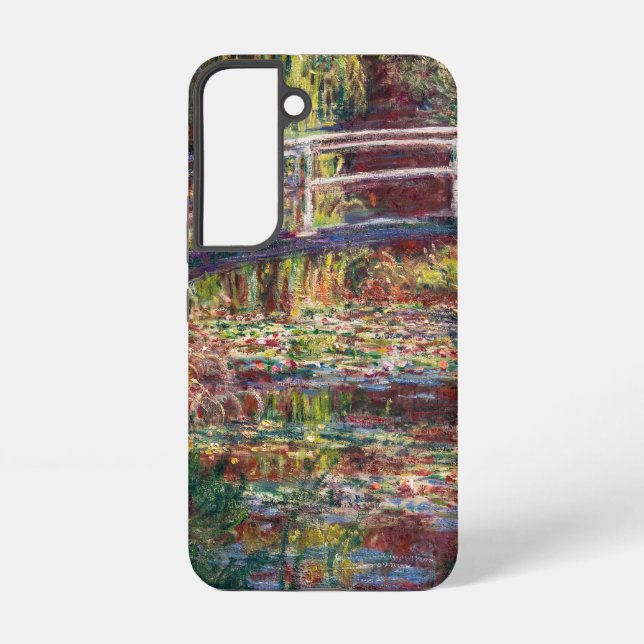 Coque Samsung Galaxy Claude Monet - Eau Lily étang, Harmonie rose (Verso)