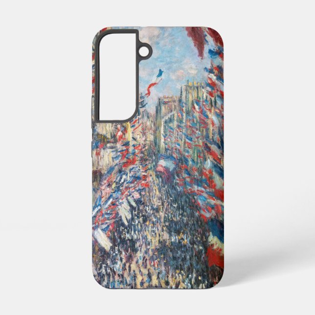 Coque Samsung Galaxy Claude Monet - La Rue Montorgueil - Paris (Verso)