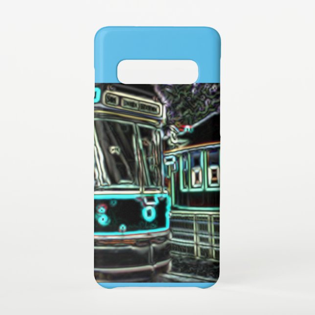 Coque Samsung Galaxy CLRV Neon à stn Samsung S10 Téléphone Case (Dos)