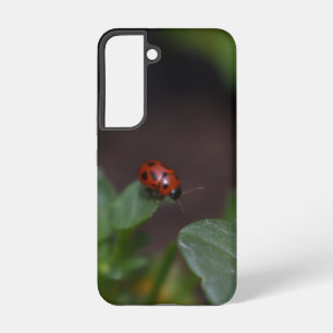 Coque Samsung Galaxy Coccinelle sur fleurs