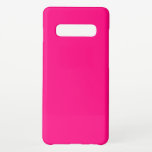 Coque Samsung Galaxy S10  Code hexadécimal rose vif FF007F<br><div class="desc">Code hexadécimal rose vif FF007F couleur tendance colorimétrique unicolore dynamique</div>