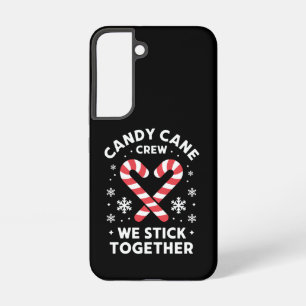 Coque Samsung Galaxy Cœur de Canne à Sucre de Noël On reste ensemble 