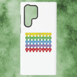 Coque Samsung Galaxy Coeurs colorés du Delaware<br><div class="desc">Aimez-vous les téléphones colorés ? Aimez-vous l'état du Delaware ? Ce boîtier téléphonique présente des coeurs jaunes,  verts,  bleus,  violets et rouges qui disent Delaware.</div>