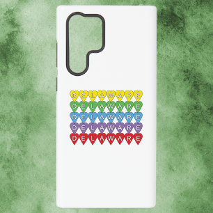 Coque Samsung Galaxy Coeurs colorés du Delaware