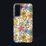 Coque Samsung Galaxy Coeurs de fleurs hippies Super rétro<br><div class="desc">Retro Super Hippie Fleurs Coeurs Samsung Galaxy Smartphone Case dispose d'un motif rétro super de fleurs,  coeur d'amour romantique et signes de paix. Parfait comme cadeau pour Noël,  anniversaire,  fête des mères,  meilleurs amis et plus encore. Conçu par © Evco Studio www.zazzle.com/store/evcostudio</div>
