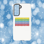 Coque Samsung Galaxy Coeurs d'état de Californie aux États-Unis<br><div class="desc">Aimez-vous les cas de téléphone amusants ? Aimez-vous l'état de Californie ? Ce boîtier téléphonique a le mot Californie dans les coeurs jaune,  bleu,  violet,  vert et rouge</div>