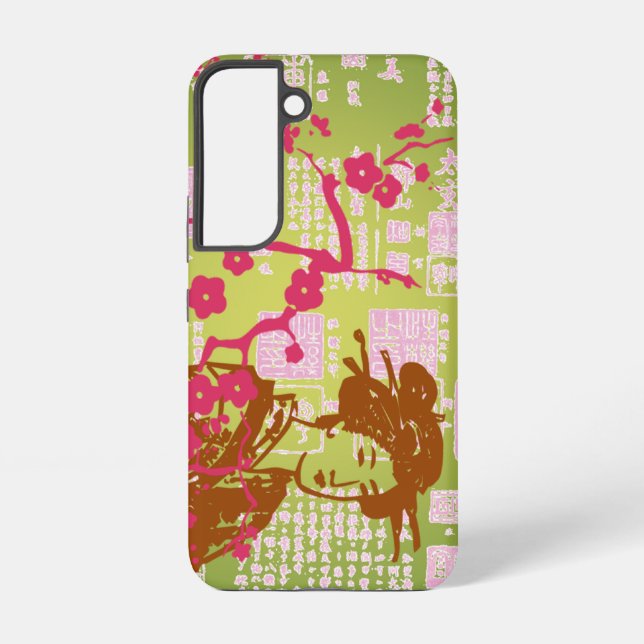 Coque Samsung Galaxy Collage asiatique vintage (Verso)
