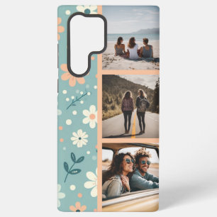 Coque Samsung Galaxy Collage photo de délice de jardin pastel