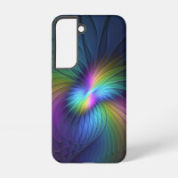 Coloré Avec Bleu Moderne Art Fractal Abstrait