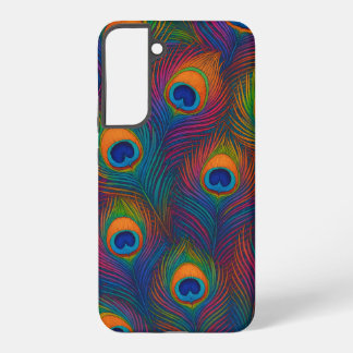 Coque Samsung Galaxy Colorful Peacock Feathers