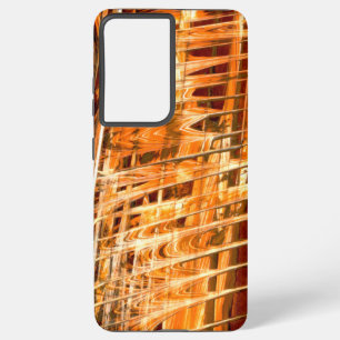 Coque Samsung Galaxy Combustion jaune et orange