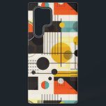 Coque Samsung Galaxy Composition des formes géométriques colorées<br><div class="desc">Cercles colorés,  carrés et lignes,  composition artistique abstraite moderne.</div>