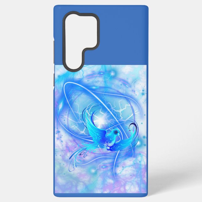 Coque Samsung Galaxy Conception abstraite du vol d'oiseaux (Verso)