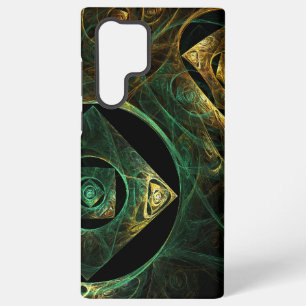 Coque Samsung Galaxy Conception d'art fractal abstrait de vibrations ma
