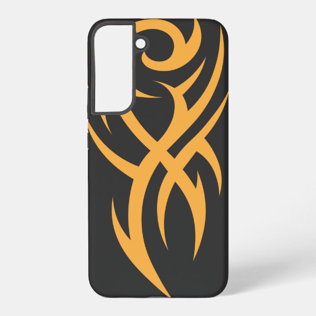 Coque Samsung Galaxy Conception de dessin linéaire inspirée du tatouage (Verso)