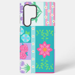 Coque Samsung Galaxy Conception de fleurs vibrantes en fleurs
