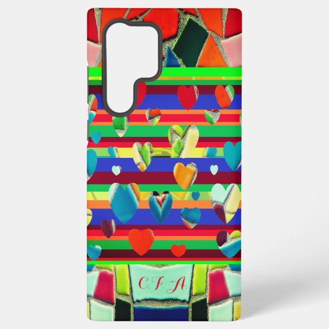 Coque Samsung Galaxy Conception de mosaïque  (Verso)