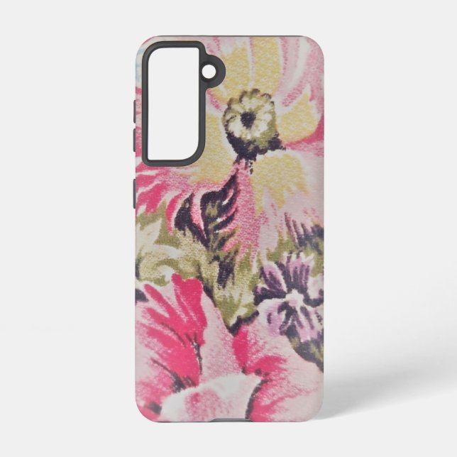 COQUE SAMSUNG GALAXY CONCEPTION DE STYLE DE FLEURS DE TÉLÉPHONE SAMSUNG (Verso)