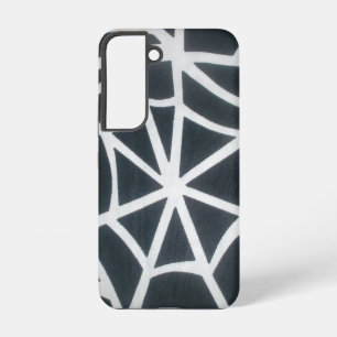 Coque Samsung Galaxy Conception de toile gothique Web Velocity noir et
