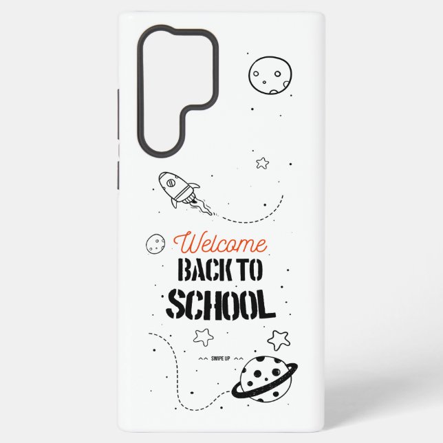 Coque Samsung Galaxy Conception de typographie de rentrée scolaire (Verso)