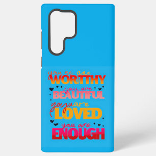 Coque Samsung Galaxy Conception de typographie motivationnelle