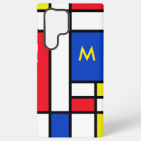 Conception géométrique inspirée par Mondrian Art A