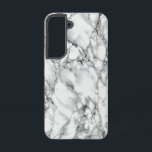 Coque Samsung Galaxy Conception Marbre blanc en pierre<br><div class="desc">Pierre Marbre blanc branchée</div>