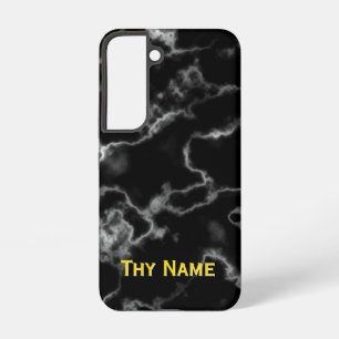 Coque Samsung Galaxy Conception Marbre noir -