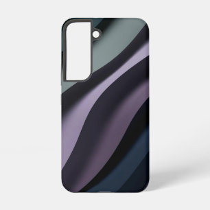 Coque Samsung Galaxy Conception minimaliste violet foncé et noir