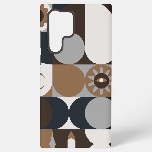 Coque Samsung Galaxy Contemporain Rustique Boho  (Verso)